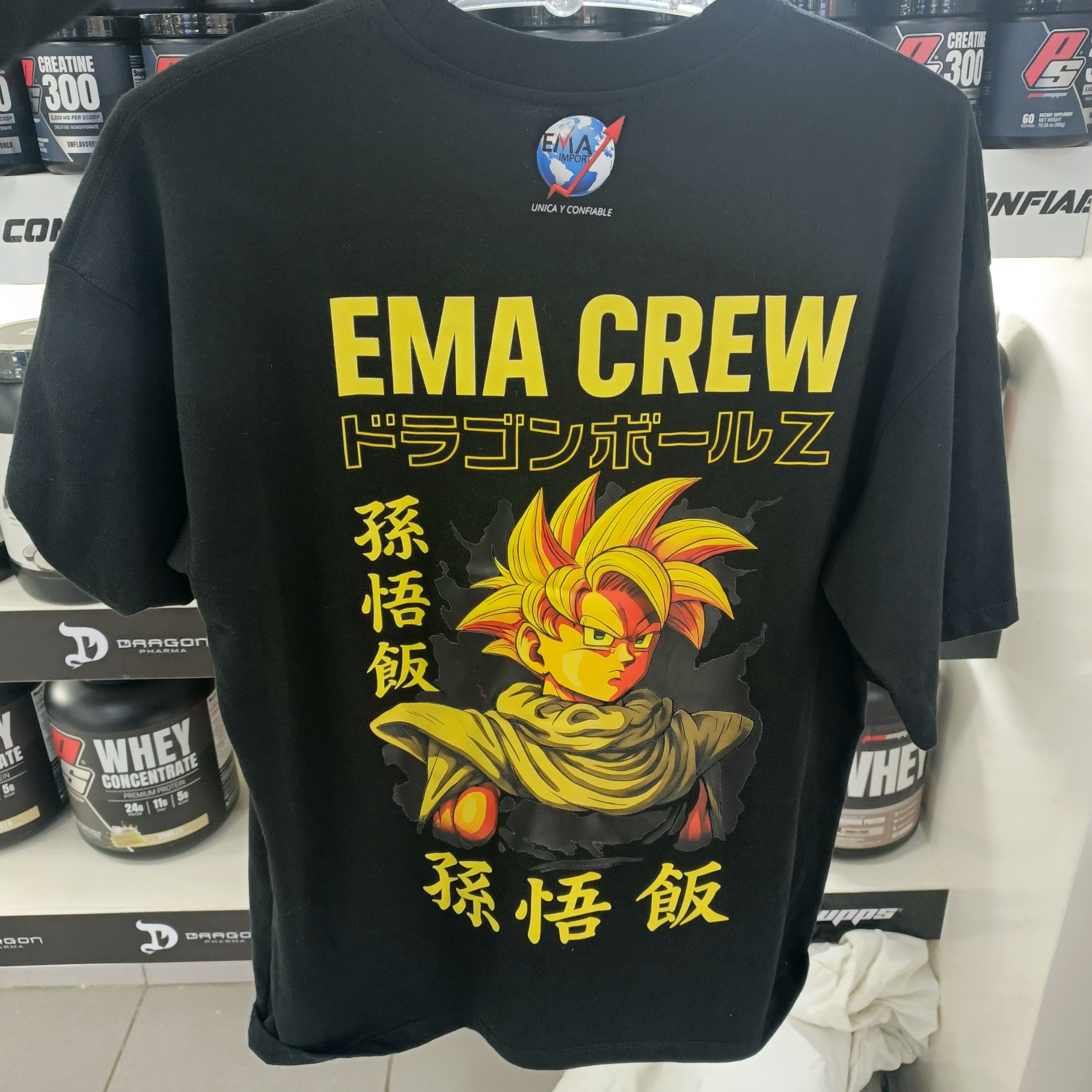 Polera Ema crew Goku