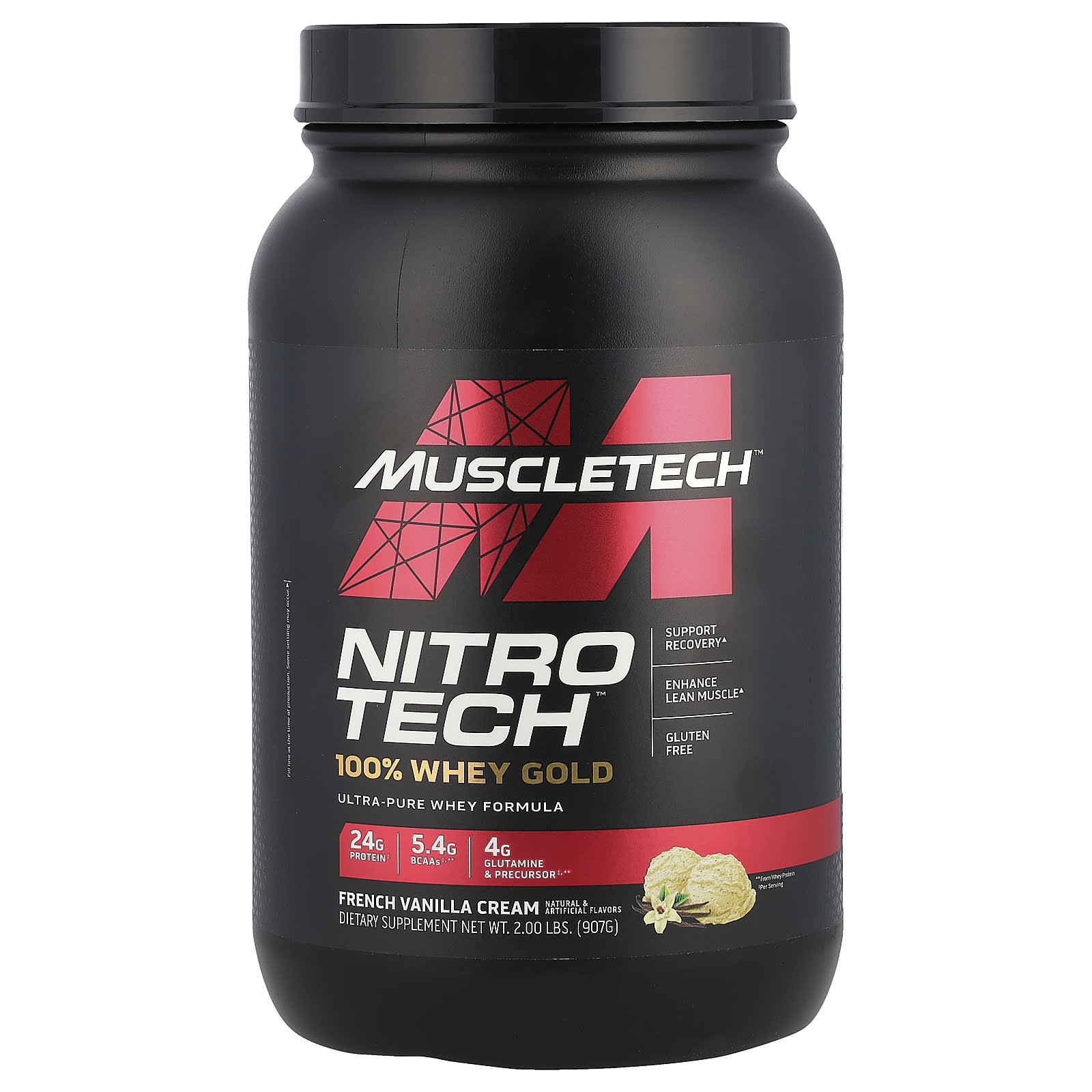 Nitro tech 100% Whey Goldvainilla cream