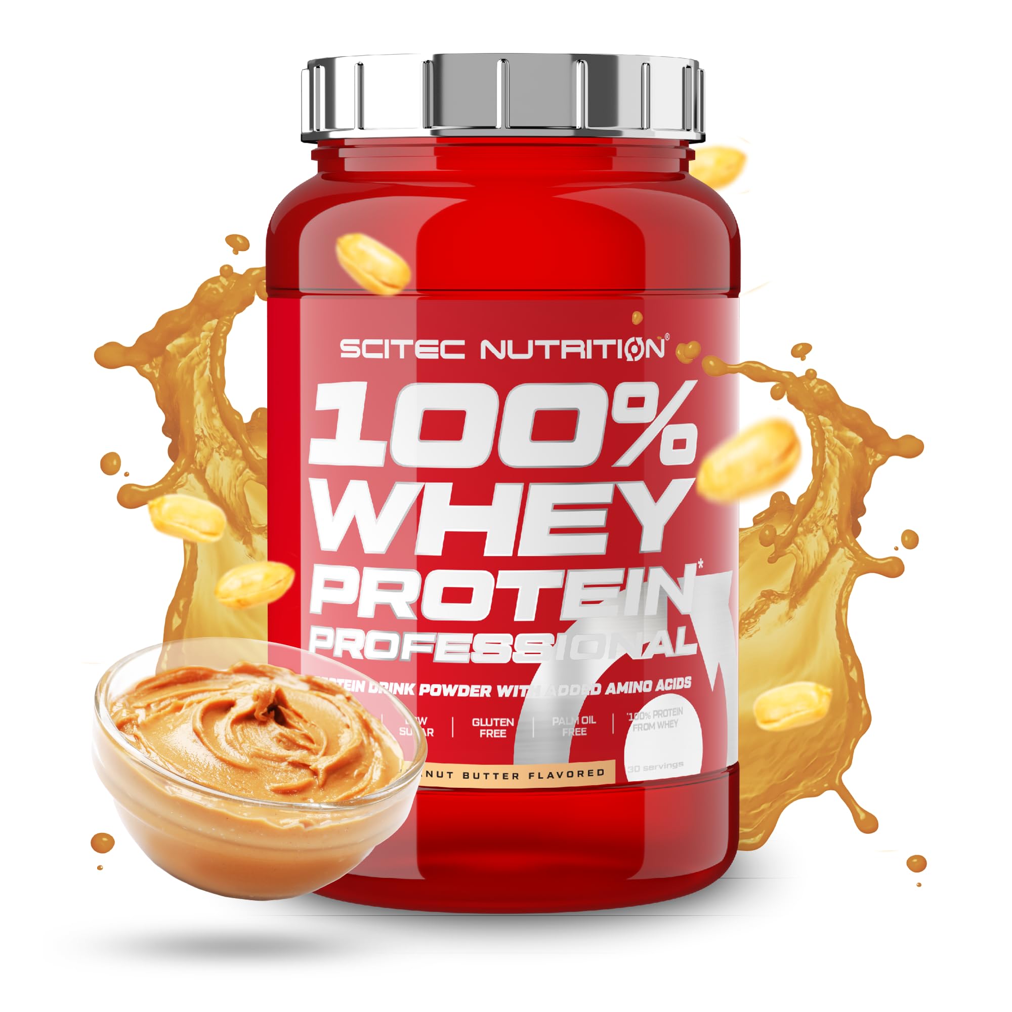100% Whey Proteinpeanut butter